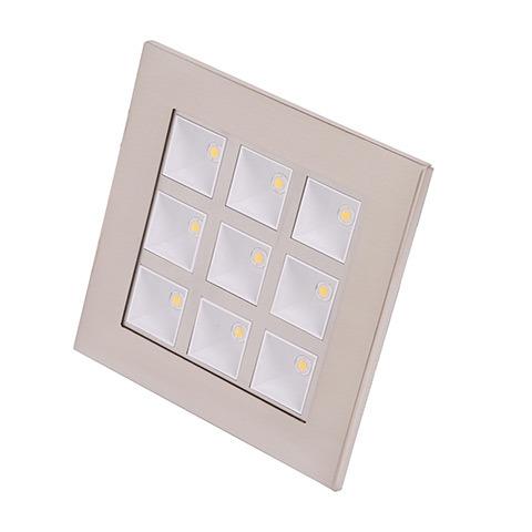 Встраиваемый светодиодный светильник Horoz 9W 2700К (HL681L)