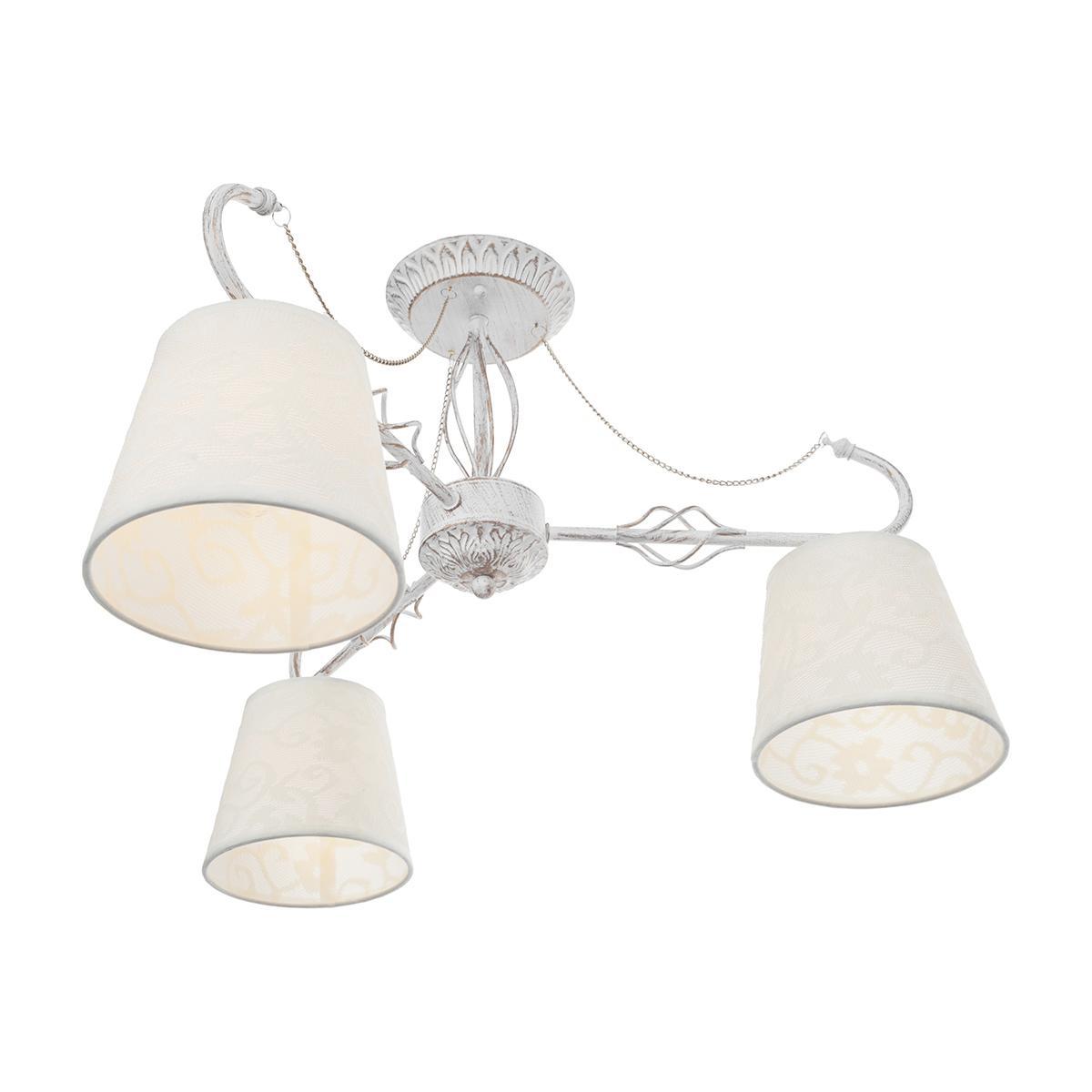 Потолочная люстра IDLamp Vilucchio 556/3PF-Whitepatina