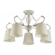 Потолочная люстра IDLamp Vilucchio 556/5PF-Whitepatina