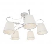 Потолочная люстра IDLamp Vilucchio 556/5PF-Whitepatina
