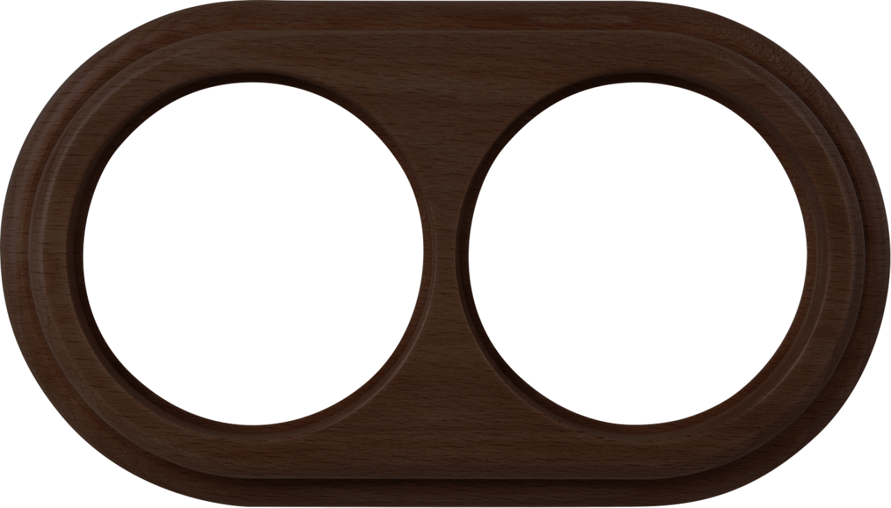 Рамка Legend на 2 поста венге WL15-frame-02 4690389100925