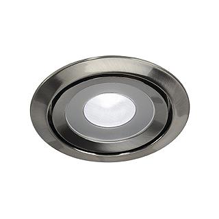 Светильник встраиваемый LUZO LED DISK 4000K металлик 115815