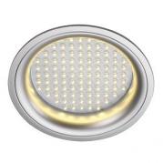 Светильник встраиваемый с блоком питания и 97 белыми теплыми LED общ 12Вт, LEDPANEL ROUND белый 1603