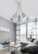 Подвесная люстра TK Lighting 2101 Wire Gray