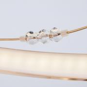 Потолочная светодиодная люстра Eurosvet Twist 90054/8 золото