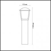 Уличный светильник Odeon Light Tako 4051/1F