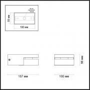 Светодиодный спот Odeon Light Laconis 3538/1WL