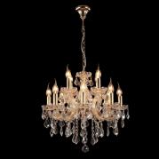 Подвесная люстра Crystal Lux Ines SP8+4 Gold/Transparent