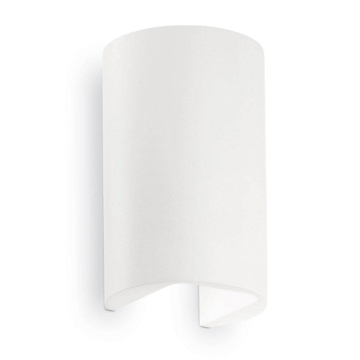 Уличный настенный светодиодный светильник Ideal Lux Apollo Ap2 Round Bianco