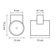 Уличный настенный светодиодный светильник Lightstar Paro 371674