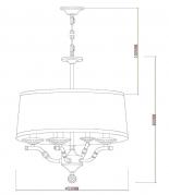 Подвесная люстра Vele Luce Daisy VL1063L05