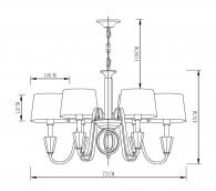 Подвесная люстра Vele Luce Felicia VL1023L06