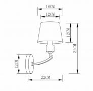 Бра Vele Luce Salvia VL1033W01
