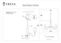 Подвесная люстра Freya Marquis FR2327-PL-05-BG