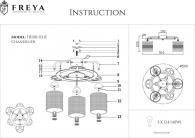 Потолочная люстра Freya Timone FR5100-CL-03-BR