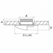 Встраиваемый светодиодный светильник Lightstar Lumina 212147