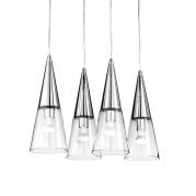 Подвесной светильник Ideal Lux Cono SP3 Cromo