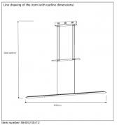 Подвесной светодиодный светильник Lucide Nova 36403/30/12