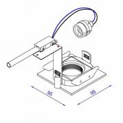 Встраиваемый светильник Lucide Eas 10909/01/12