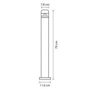 Уличный светодиодный светильник Lightstar Raggio 376705