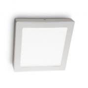 Настенно-потолочный светодиодный светильник Ideal Lux Universal 18W Square Bianco