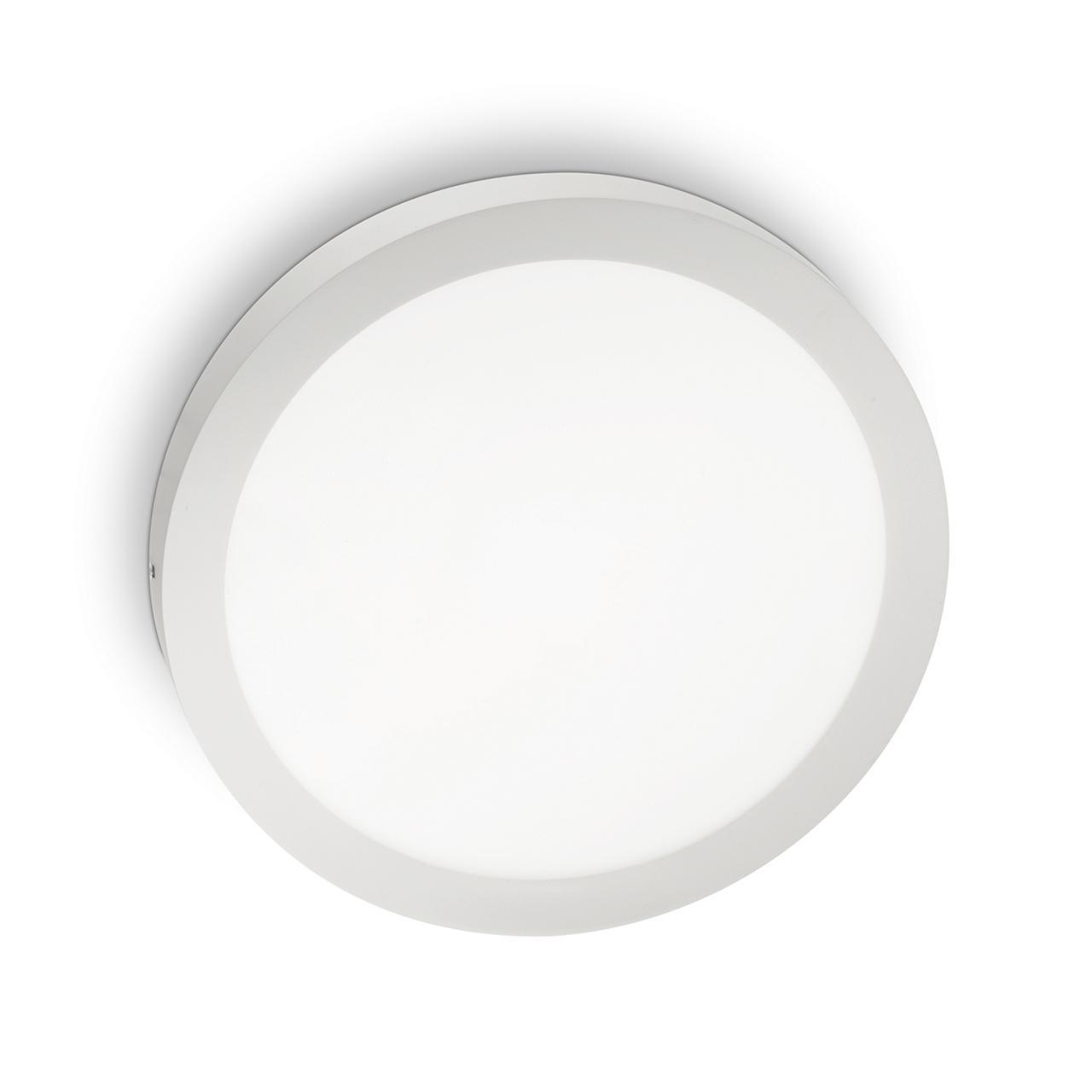 Настенно-потолочный светодиодный светильник Ideal Lux Universal 24W Round Bianco