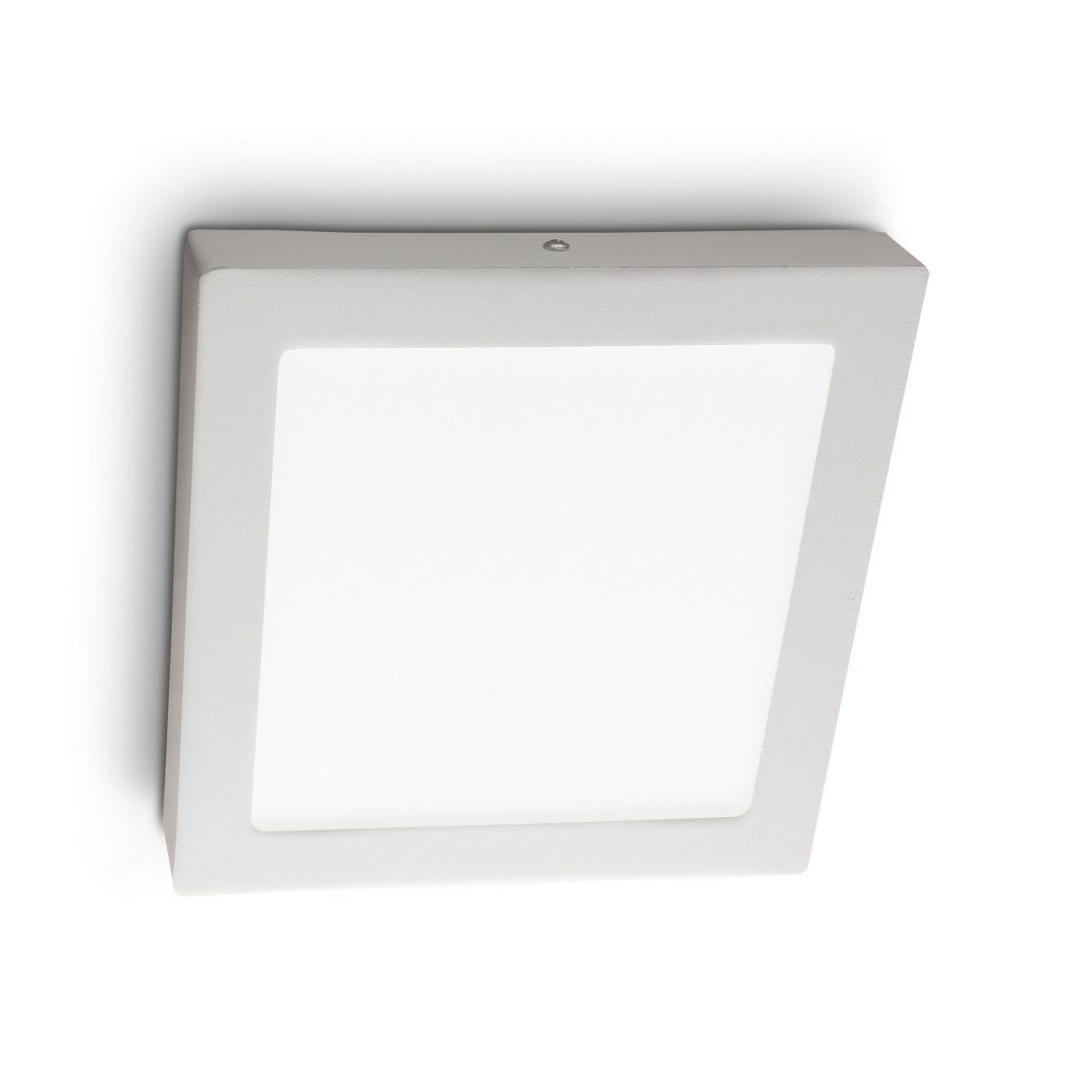 Настенно-потолочный светодиодный светильник Ideal Lux Universal 24W Square Bianco