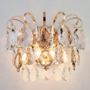 Бра Eurosvet Crystal 10081/2 золото/прозрачный хрусталь Strotskis
