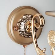 Бра Eurosvet Cappella 10079/1 золото/прозрачный хрусталь Strotskis