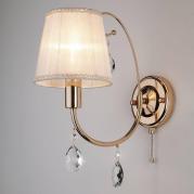 Бра Eurosvet Emiliana 10087/1 золото/прозрачный хрусталь Strotskis