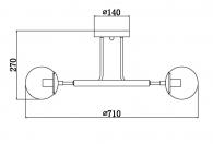 Потолочная люстра Vele Luce Intenso VL1413L06