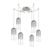 Подвесная люстра Ideal Lux Mild SP6 Grigio