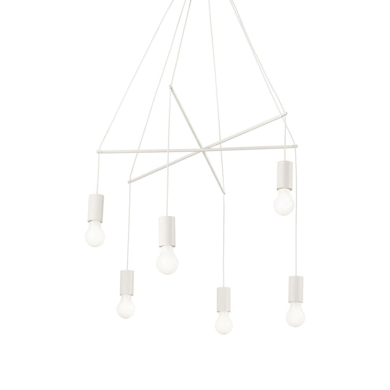 Подвесная люстра Ideal Lux Pop SP6 Bianco