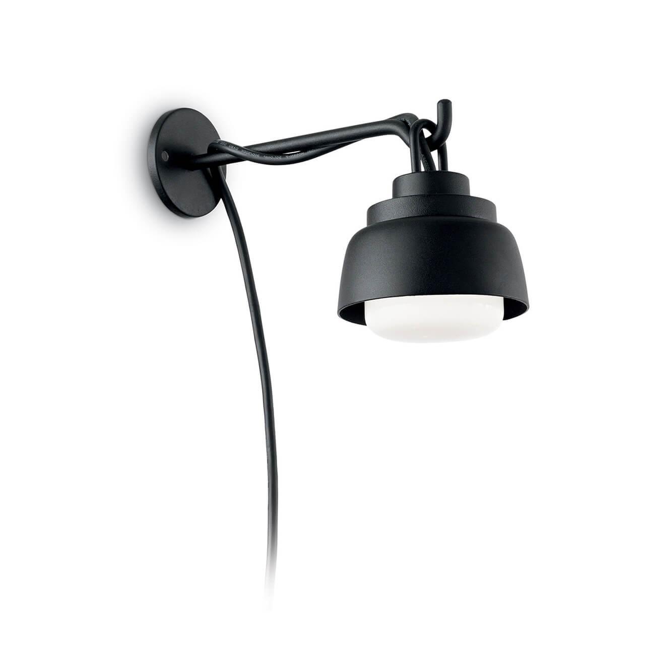 Уличный настенный светодиодный светильник Ideal Lux Marmalade AP1 Nero