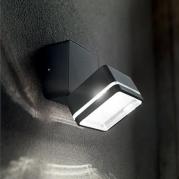 Уличный настенный светодиодный светильник Ideal Lux Omega Square AP1 Antracite