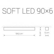 Потолочный светодиодный светильник Nowodvorski Soft Led 9540