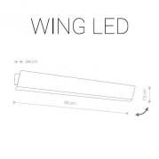 Настенный светодиодный светильник Nowodvorski Wing Led 9248
