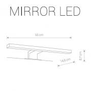 Подсветка для зеркал Nowodvorski Mirror Led 9340