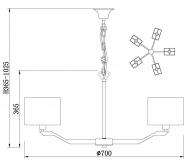 Подвесная люстра Vele Luce Ultimo VL1523L05