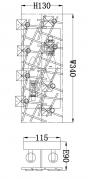 Бра Vele Luce Assoluto VL1532W02