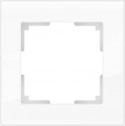 Рамка Favorit для двойной розетки белый стекло WL01-Frame-01-DBL 4690389073120