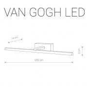 Подсветка для зеркал Nowodvorski Van Gogh Led 9347