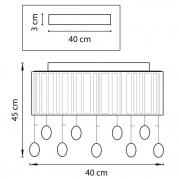 Потолочный светильник Osgona Cappe 745094R