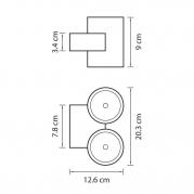 Уличный настенный светодиодный светильник Lightstar Paro 362694