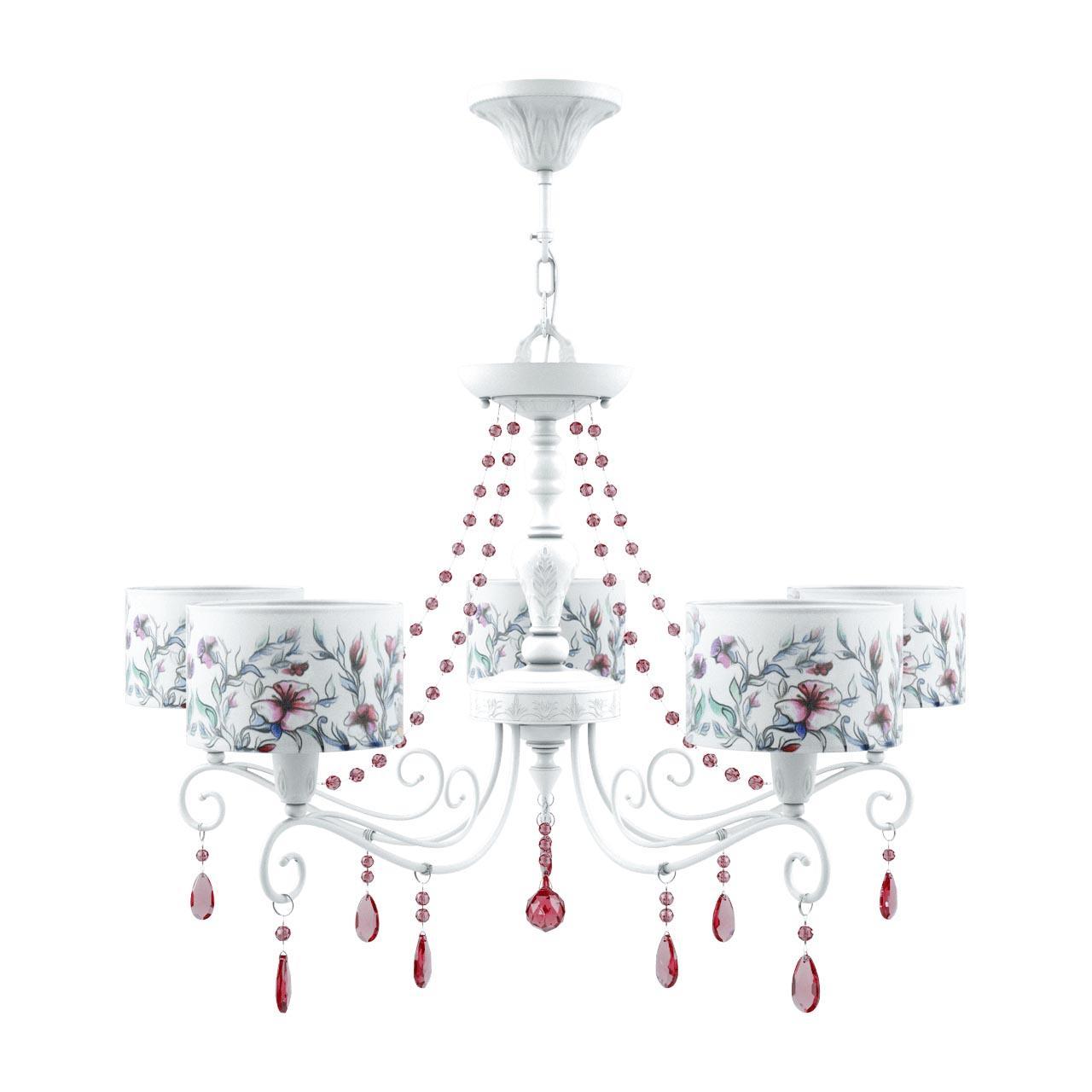 Подвесная люстра Lamp4you Provence E4-05-WM-LMP-Y-13-CRL-E4-05-PK-UP