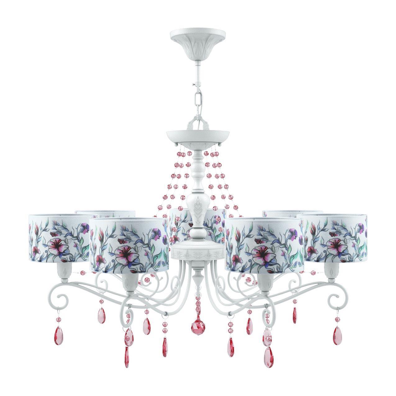 Подвесная люстра Lamp4you Provence E4-07-WM-LMP-Y-13-CRL-E4-07-PK-UP