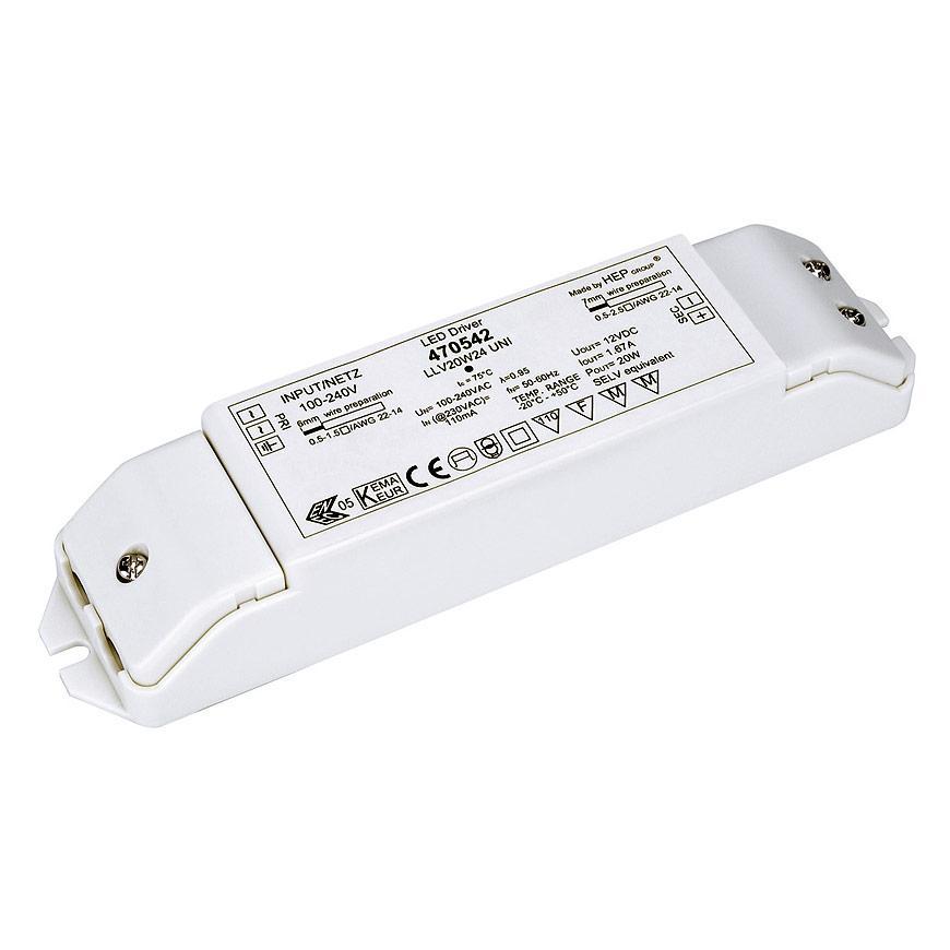 Блок питания для светодиодной ленты SLV Kelvin Control 20W 24V 470542