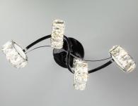 Потолочная светодиодная люстра Eurosvet Turin 90028/4 хром