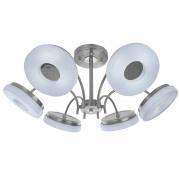 Потолочная светодиодная люстра IDLamp Frittelle 107/6PF-LEDWhitechrome