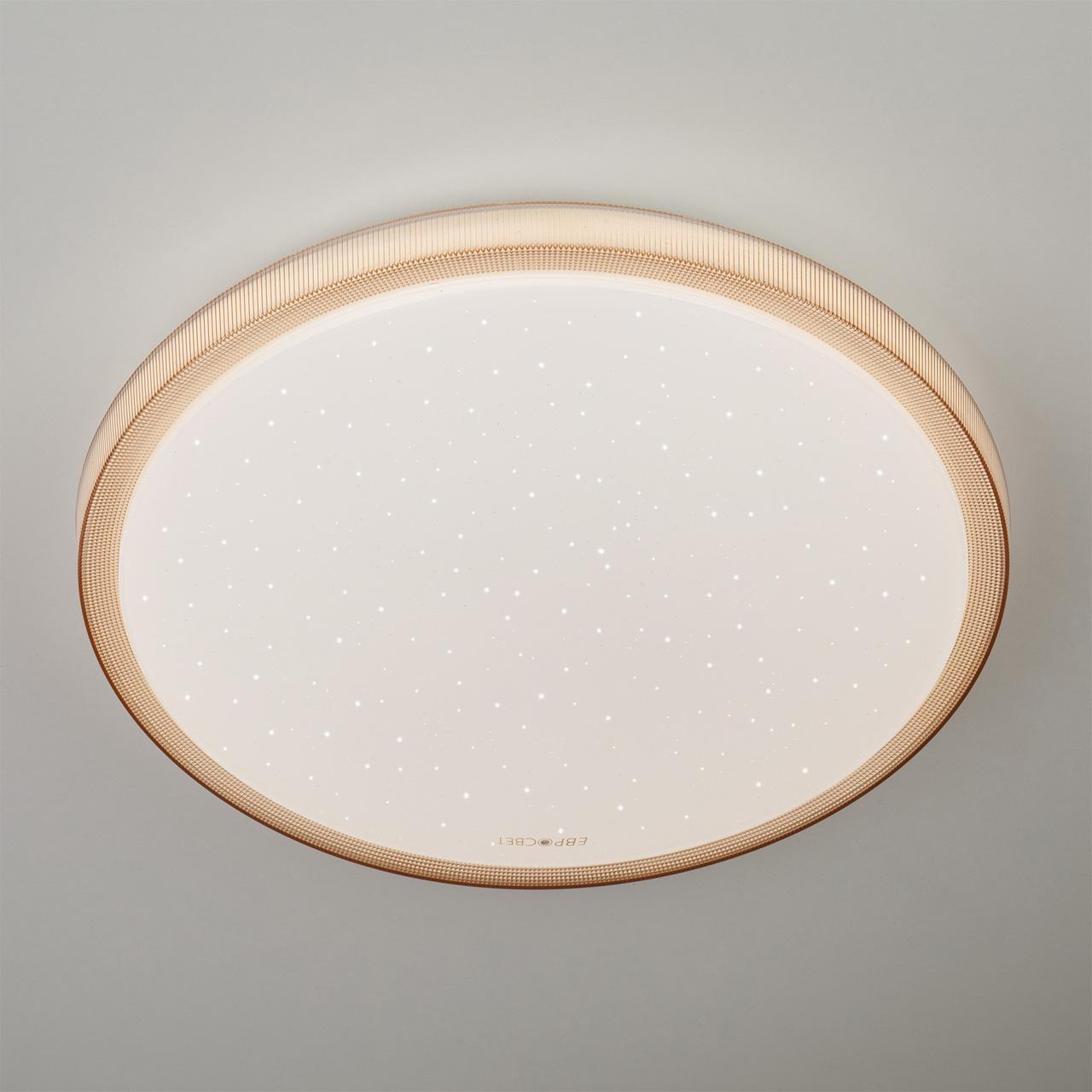 Потолочный светодиодный светильник Eurosvet Sandy 40014/1 LED кофе